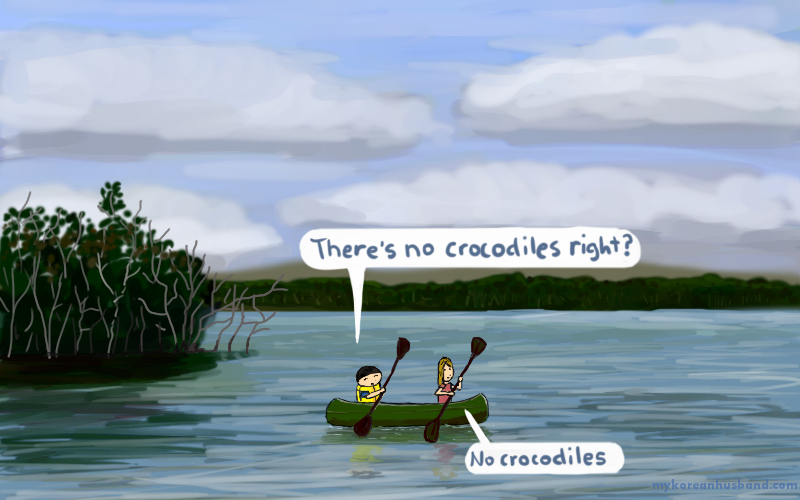 no crocodiles