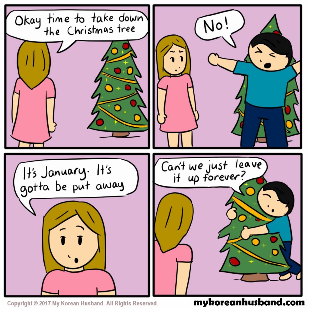 Take Down Christmas Tree – My Korean Husband